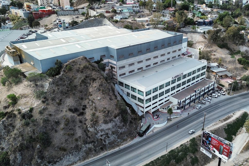 Albergue temporal donde colocarán deportados en Tijuana