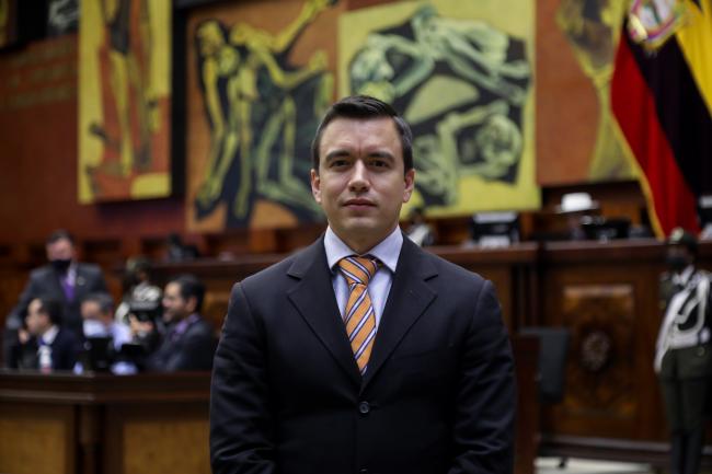 Daniel Noboa, presidente de Ecuador