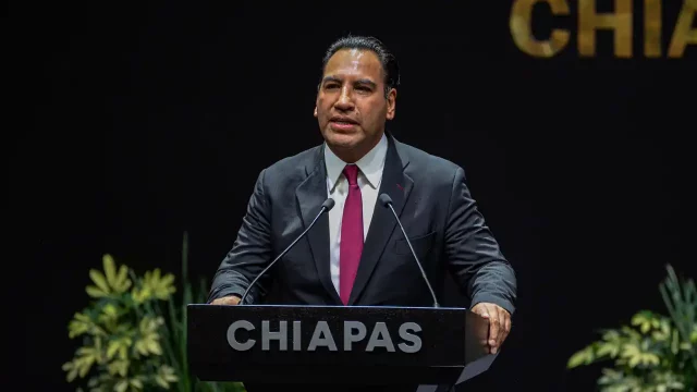 Eduardo Ramírez Aguilar, gobernador del estado de Chiapa en México