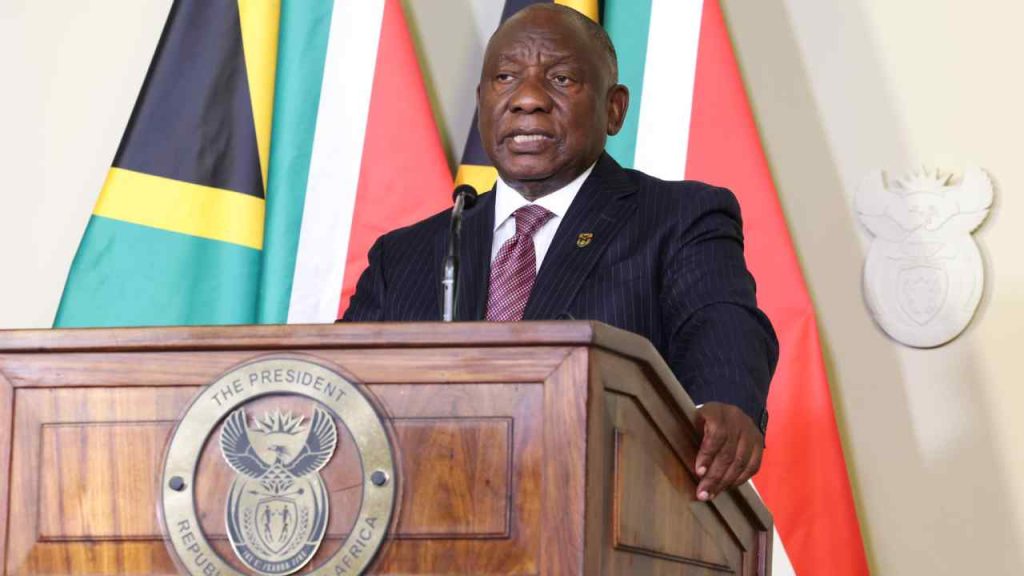Cyril Ramaphosa, presidente sudafricano