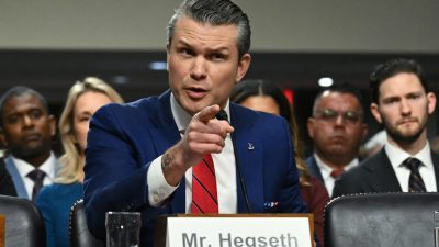 Pete Hegseth, secretario de Defensa