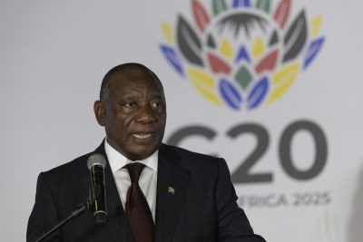 Cyril Ramaphosa, presidente de Sudáfrica