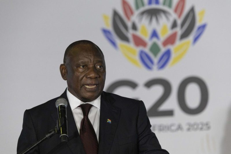 Cyril Ramaphosa, presidente de Sudáfrica