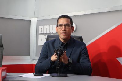 Aneudy Ramírez, comunicador.( Foto. El nuevo Diario).