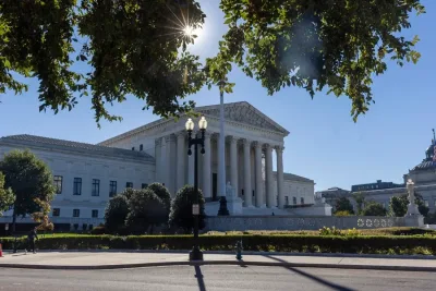 Fachado del Tribunal Supremo de Estados Unidos.