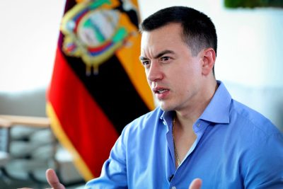 Daniel Noboa, presidente de Ecuador