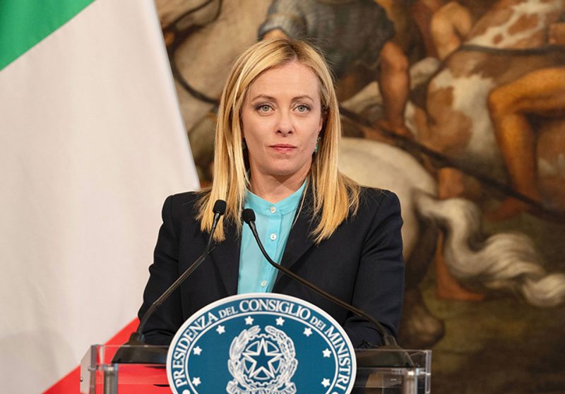 Giorgia Meloni, primera ministra de Italia