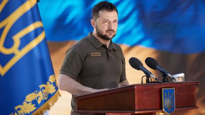 Volodímir Zelenski, presidente ucraniano