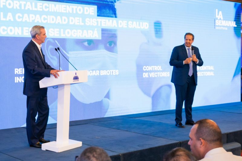 Victor Atallah y Luis Abinader