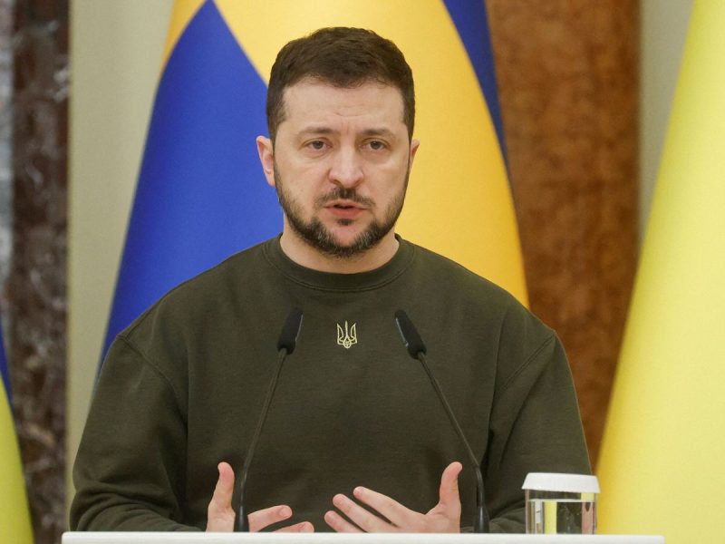 Volodímir Zelenski, presidente ucraniano