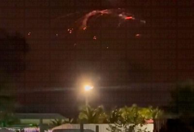 Restos cohete Starship.