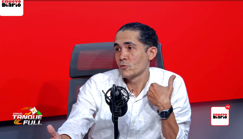 Claudio Genao, coordinador de Movido. (Foto: El Nuevo Diario).