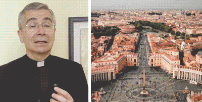 Reverendo padre Javier Canosa/ Ilustración de Pedro Ramìrez.