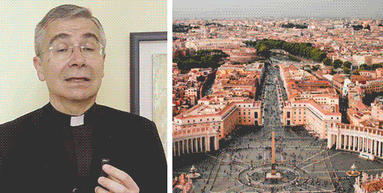 Reverendo padre Javier Canosa/ Ilustración de Pedro Ramìrez.