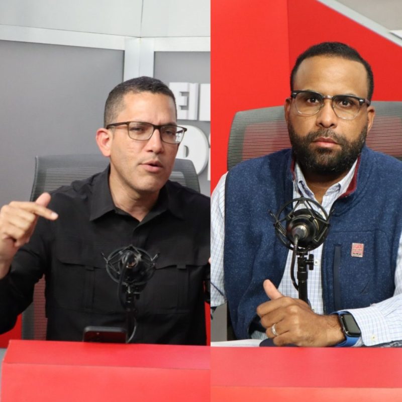 Aneudy Ramírez y Julio Samuel Sierra, comunicadores. (Foto: El Nuevo Diario).