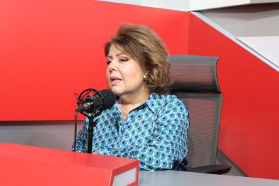 Lucetta Fernández, pta. Sociedad Dominicana de Logoterapia y Tanatología. (Foto: Luis Montero).