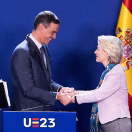 Sánchez y Von der Leyen hablarán hoy sobre Gaza, aranceles y lenguas cooficiales en la UE
