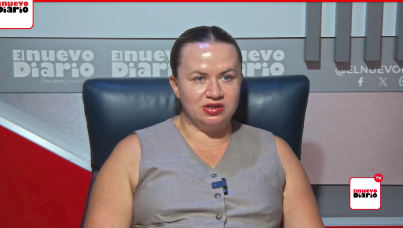 Kseniia Pretina, experta internacional en inteligencia. (Foto: El Nuevo Diario).