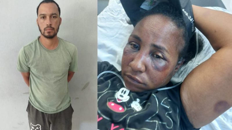 Apresan hombre que golpeó brutalmente mujer (Foto: Fuente Externa)