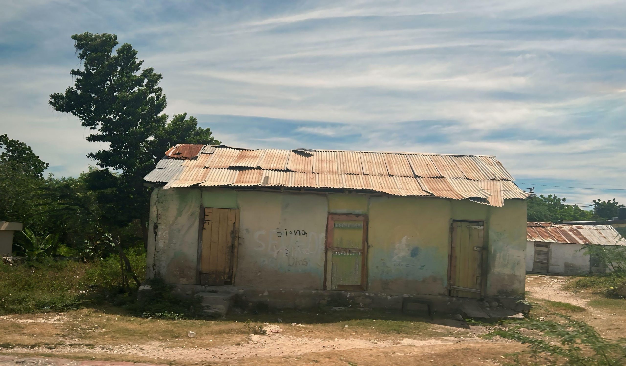 Vivienda humildes en Jimaní/ Foto: Rosa Galán.