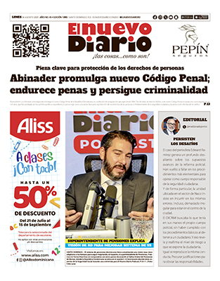 EDICIÓN IMPRESA3 agosto 2025