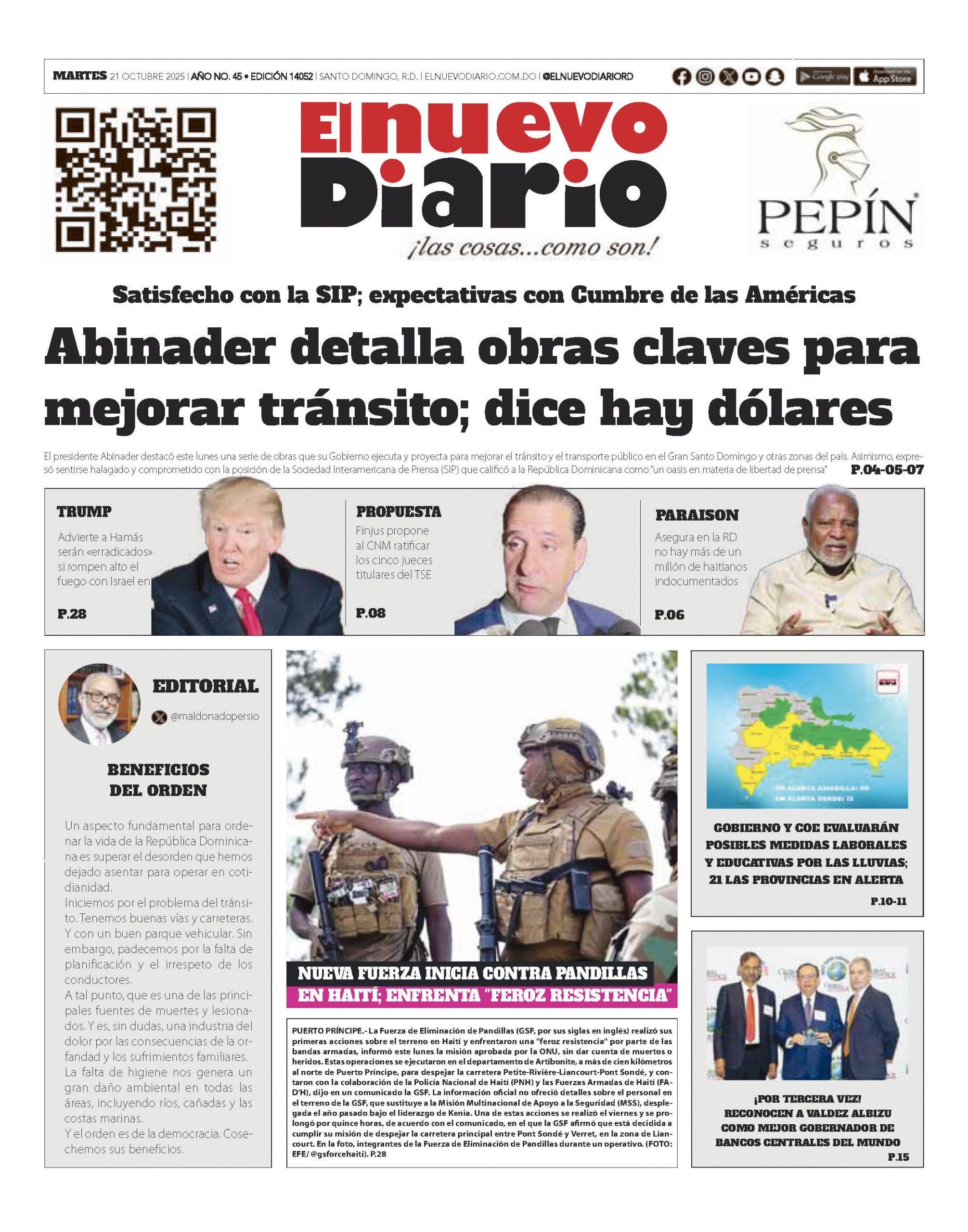 EDICIÓN IMPRESA20 octubre 2025