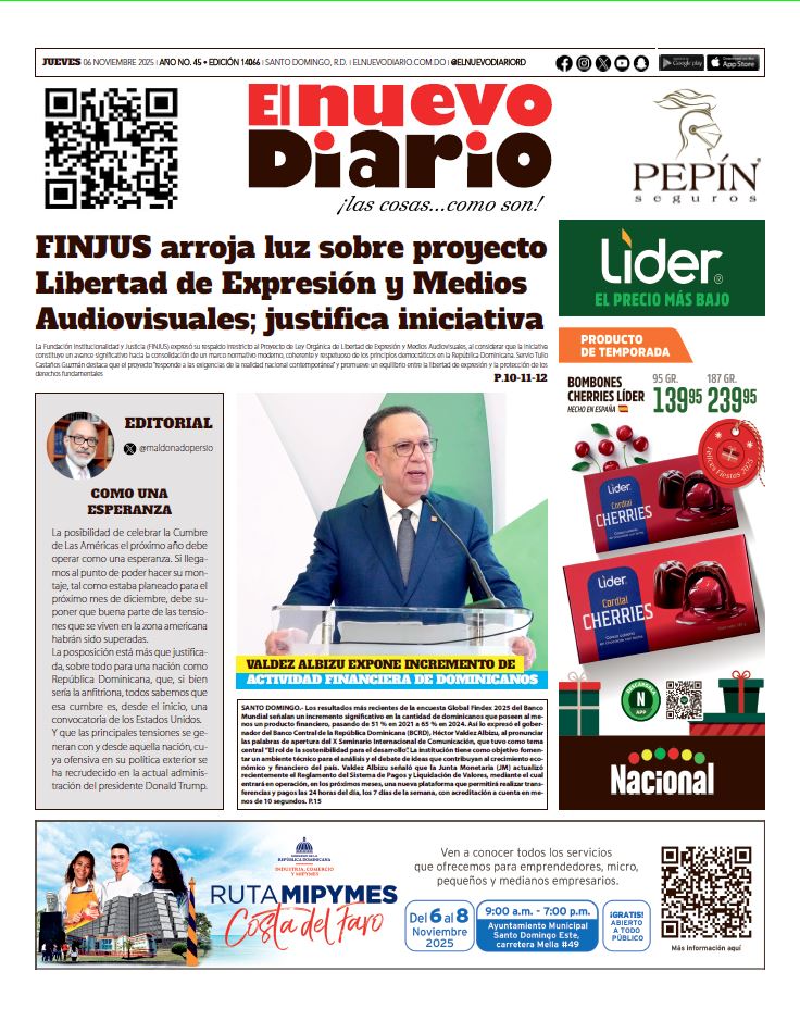 EDICIÓN IMPRESA5 noviembre 2025