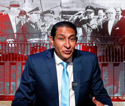 Ilustración de Pedro Ramírez: END/ fotos de Trujillo de AGN.