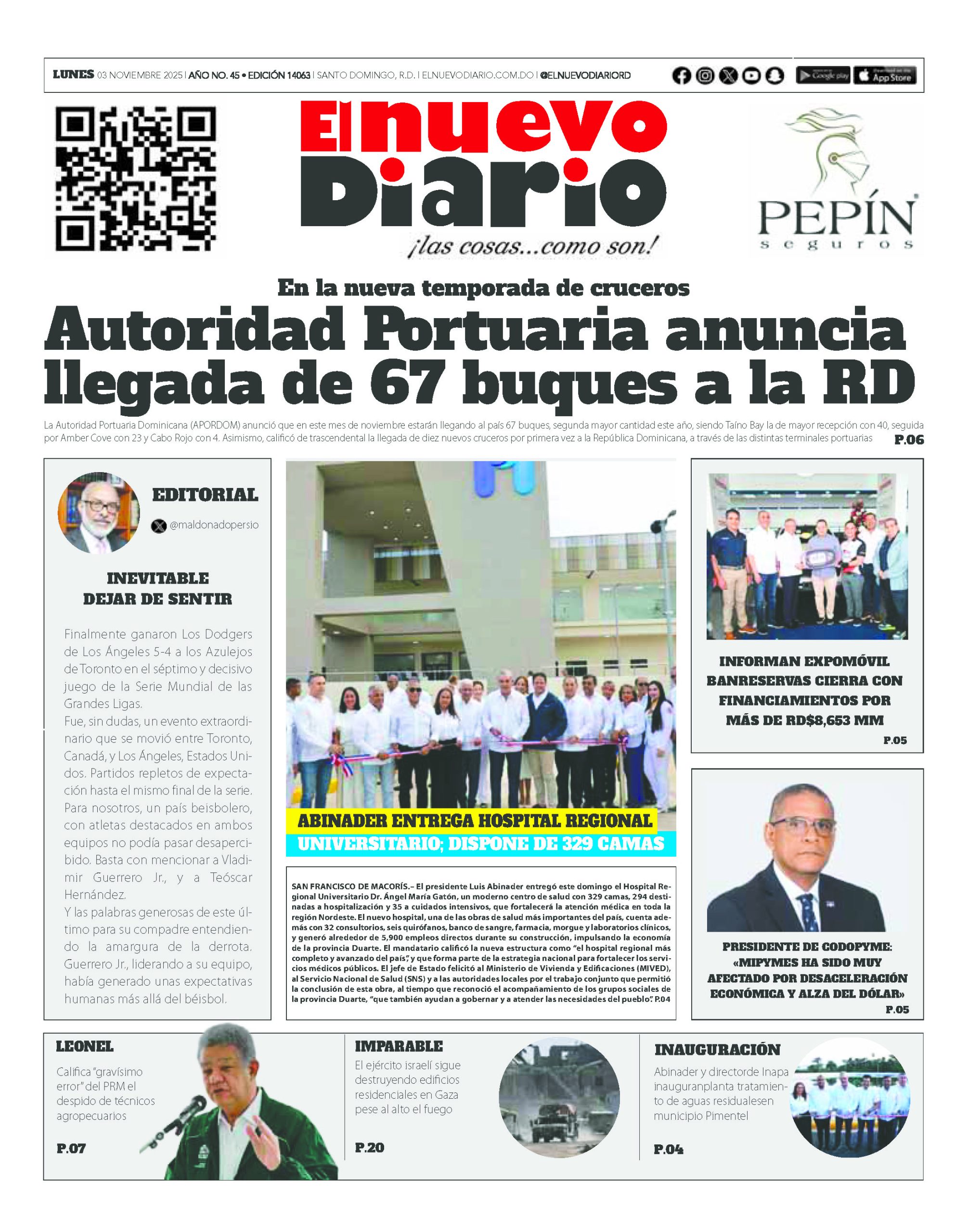 EDICIÓN IMPRESA2 noviembre 2025