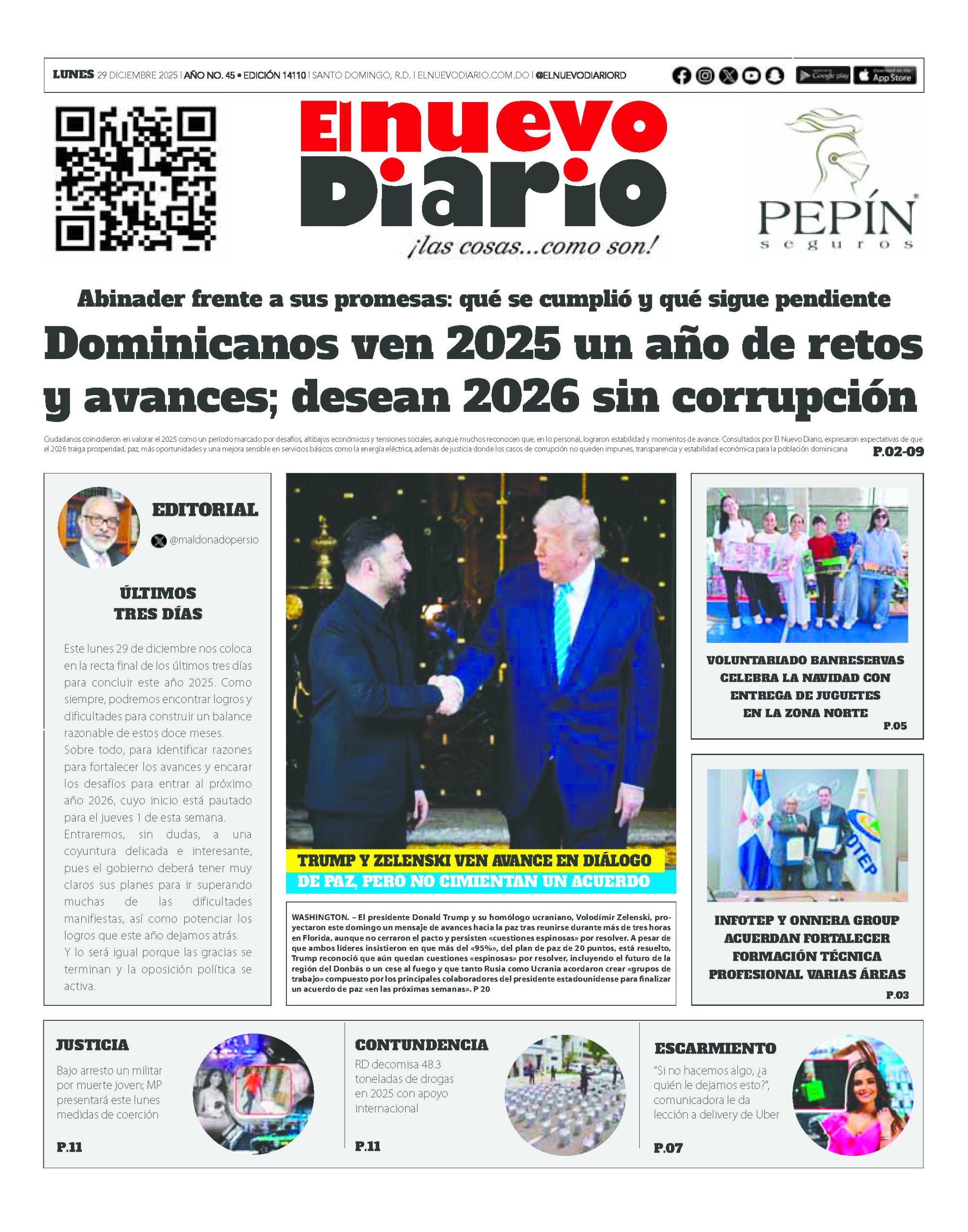 EDICIÓN IMPRESA28 diciembre 2025