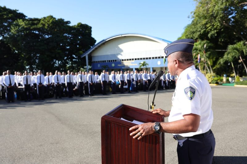 Policía Nacional da bienvenida a 202 nuevos aspirantes a cadetes en República Dominicana