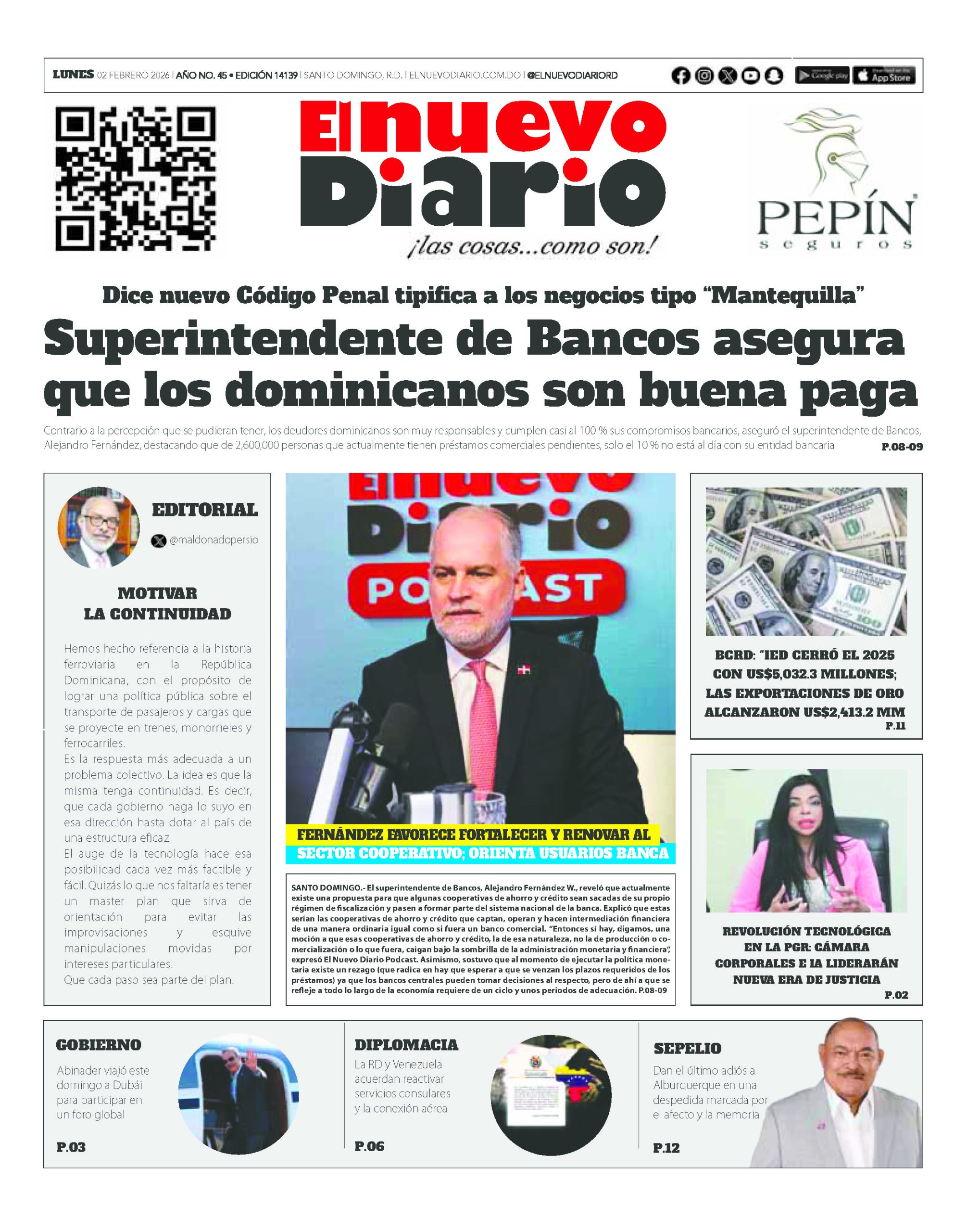 EDICIÓN IMPRESA1 febrero 2026