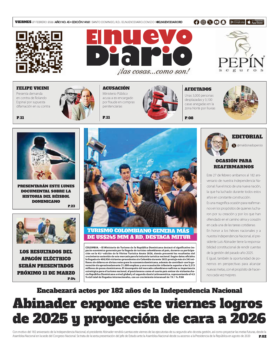 EDICIÓN IMPRESA26 febrero 2026