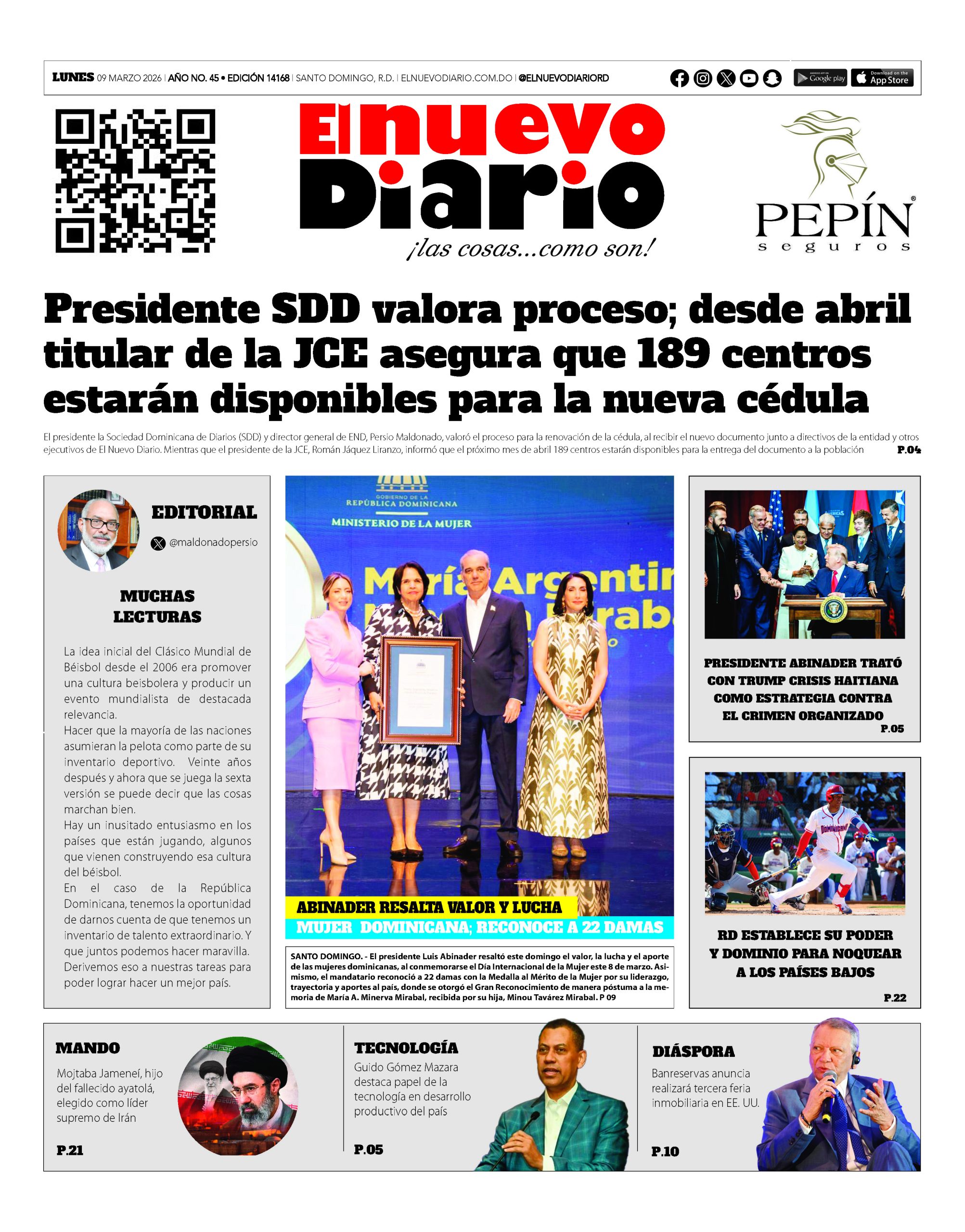 EDICIÓN IMPRESA8 marzo 2026