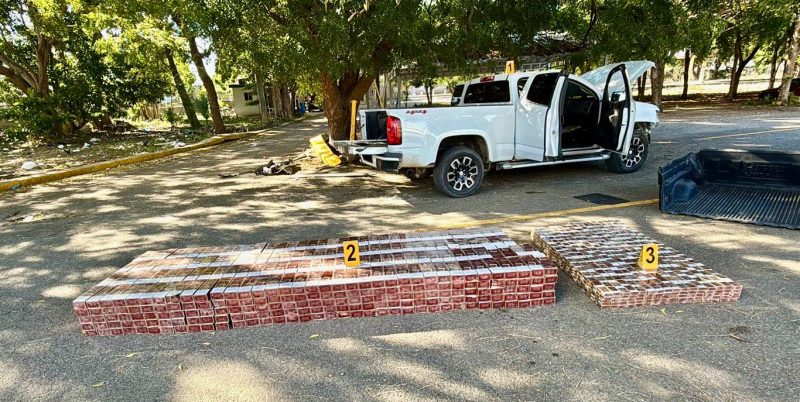 PN ocupa más de 310 mil cigarrillos de contrabando en San José de las Matas