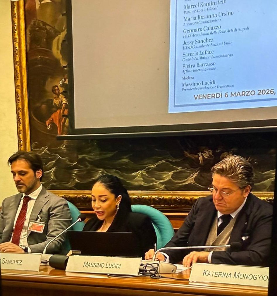 Jessy Sánchez participa en asamblea en el Parlamento italiano en actividades previas al Día Internacional de la Mujer (1)