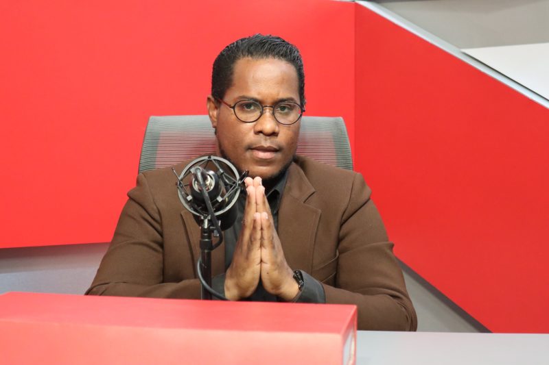 José Alcántara, comunicador. (Foto Luis Montero)