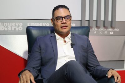 Alexander Liz, presidente del PRM en el Distrito Nacional. (Foto: Luis Montero)