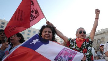 Miles despiden a Boric en La Moneda en su último fin de semana como mandatario