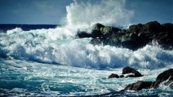 Alerta por lluvias intensas y oleaje peligroso en el Atlántico