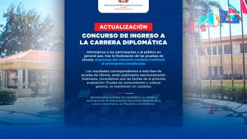 Mirex continúa convocatoria para ingresar a la Carrera Diplomática