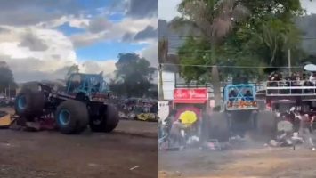 Conductora de Monster Truck atropella al público; deja dos muertos y 37 heridos en Colombia