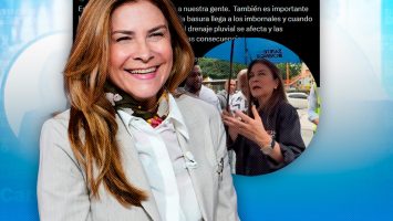 Carolina Mejía orienta a comunitarios de Villa Consuelo sobre manejo de desechos