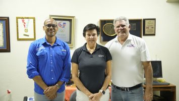 Cecilia Ancalmo visita a Fedotenis para supervisar trabajos de tenis para JJCC SD 2026
