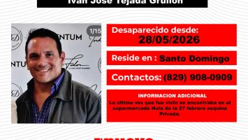 Reportan desaparición del coreógrafo Iván Tejada Grullón