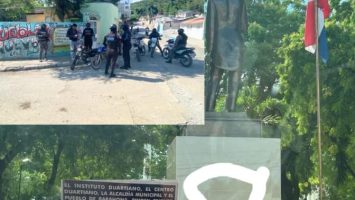 PN despliega operativo para recuperar tarja sustraída en busto de Duarte en Barahona