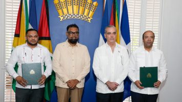 RD y Guyana firman contrato para exploración de petróleo en Guyana