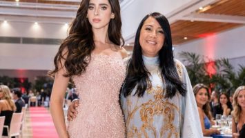 Giannina Azar deslumbra en Mónaco con su colección “María Antonieta” junto a Miss Universo