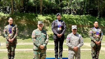 Mujer policía gana oro en tiro con pistola de Juegos Militares