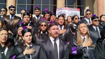 Jueces y servidores judiciales de Santiago se unen a paro nacional por mejoras laborales y condiciones dignas